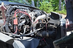 Motor of GMC 5500 Duramax Truck