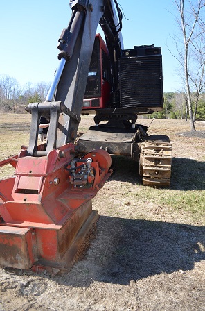Used Valmet 430FXL with Brush Mower Attachment