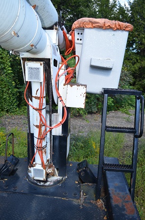 Ariel Lift Bucket on International Truck