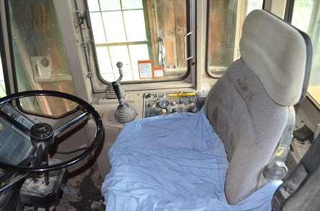 Cab Interior of John Deere 544E TC Loader