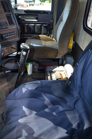 Cab of Freightliner TK Log Truck