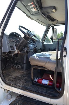 Cab of International 400SER Truck