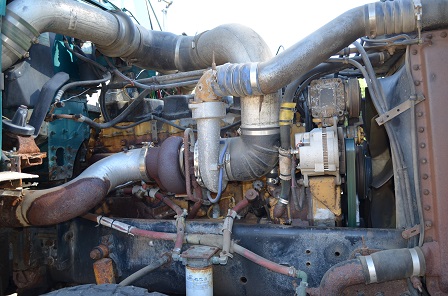 Engine of Freightliner TK Log Truck