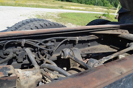 Frame of Weston Star Dump Truck