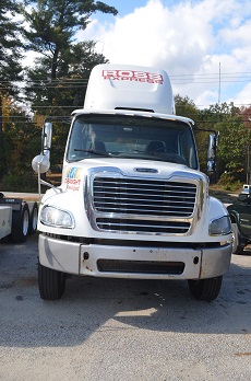 Front View of Freightliner Truck