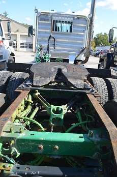 Rear View of Kenworth Truck